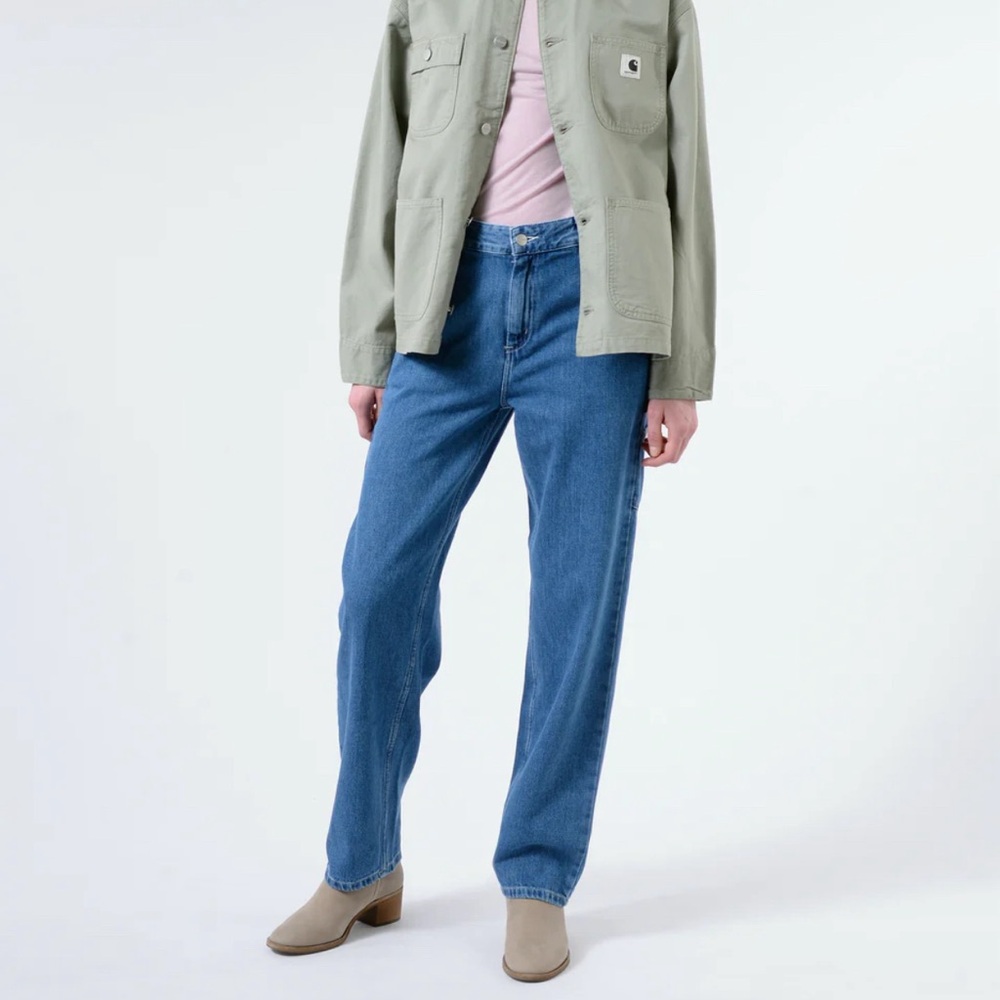 NWT Carhartt WIP Pierce Pant Straight - Blue Stone Wash